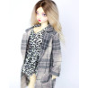 Oversized Plaid Coat