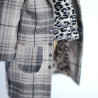 Oversized Plaid Coat