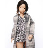 Oversized Plaid Coat