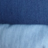 Denim skirt with pleated detail