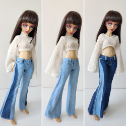 Retro Split Denim