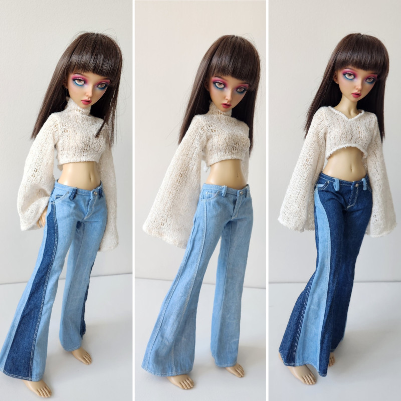 Retro Split Denim