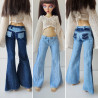 Retro Split Denim