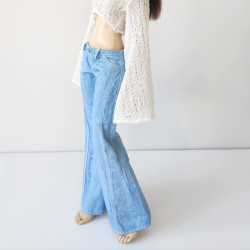 Retro Split Denim