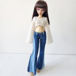Retro Split Denim