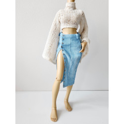 High Slit Skirt