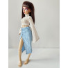 Costal Flare High Neck Knit