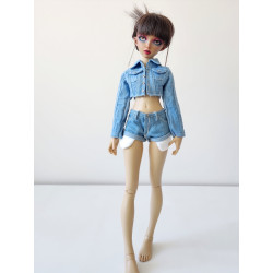 Denim Hot Shorts with...