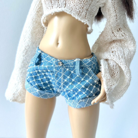 Diamond Pearl Quilted Shorts