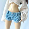 Diamond Pearl Quilted Shorts