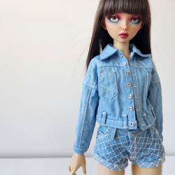 Oversized Industrial Denim Jacket