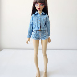 Oversized Industrial Denim Jacket