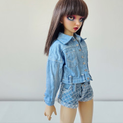 Oversized Industrial Denim Jacket