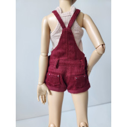 Short Corduroy Overalls