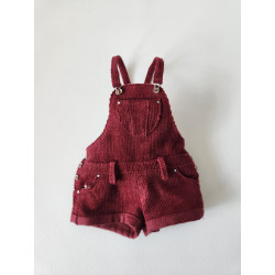 Short Corduroy Overalls