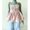 DDD MISS MARIONETTE Sweetline Peplum Cami PINK