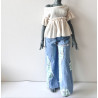DDD MISS MARIONETTE Oversized Ruffle Tee OAT
