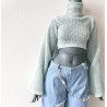DDD MISS MARIONETTE Costal Flare High Neck Knit MINT