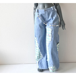 DDD MISS MARIONETTE Patchwork Rodeo Jeans