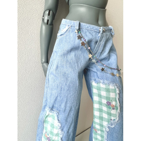 DDD MISS MARIONETTE Patchwork Rodeo Jeans