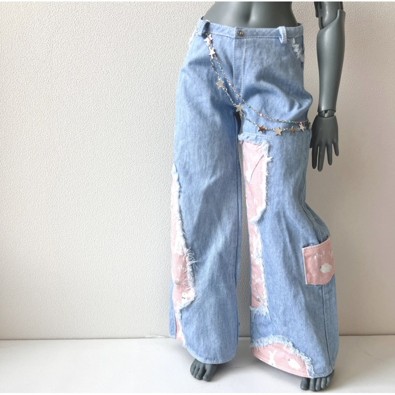 DDD MISS MARIONETTE Patchwork Rodeo Jeans