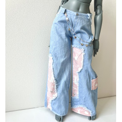 DDD MISS MARIONETTE Patchwork Rodeo Jeans