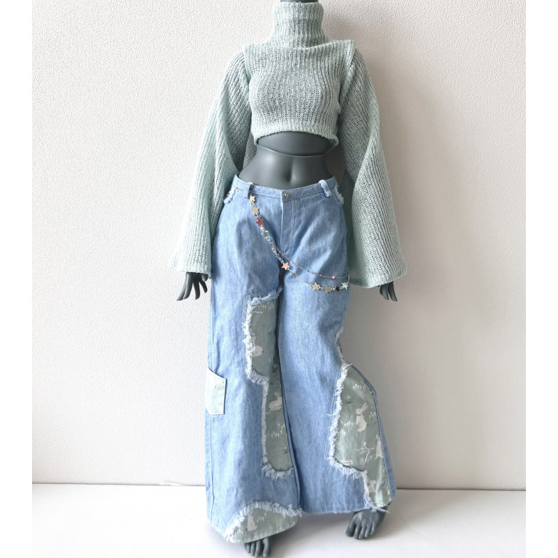DDD MISS MARIONETTE Patchwork Rodeo Jeans