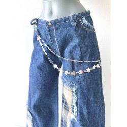 DDD MISS MARIONETTE Patchwork Rodeo Jeans