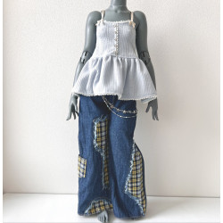 DDD MISS MARIONETTE Patchwork Rodeo Jeans