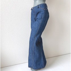 DDD MISS MARIONETTE Retro Split Denim NAVY
