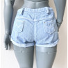 DDD MISS MARIONETTE Folded Shorts ICE BLUE