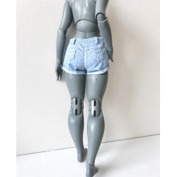 DDD MISS MARIONETTE Folded Shorts BLUE