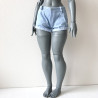 DDD MISS MARIONETTE Folded Shorts BLUE