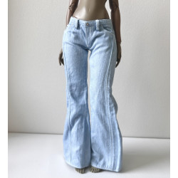 HC JOA Retro Split Denim BLUE