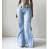 HC JOA Retro Split Denim BLUE