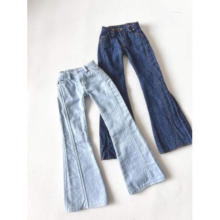 HC JOA Retro Split Denim BLUE