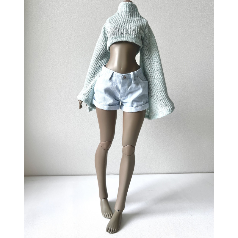 HC JOA Costal Flare High Neck Knit MINT