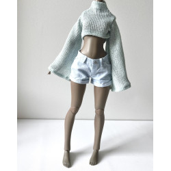 HC JOA Costal Flare High Neck Knit MINT