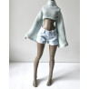 HC JOA Costal Flare High Neck Knit MINT
