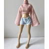 MNF Costal Flare High Neck Knit PINK