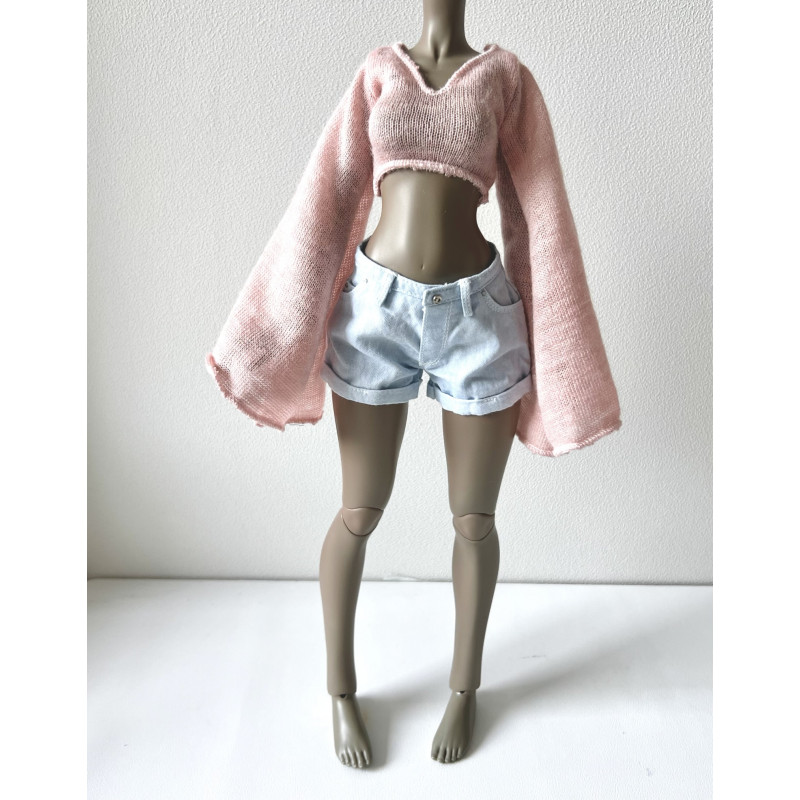 HC JOA Cloud Flare Knit PINK