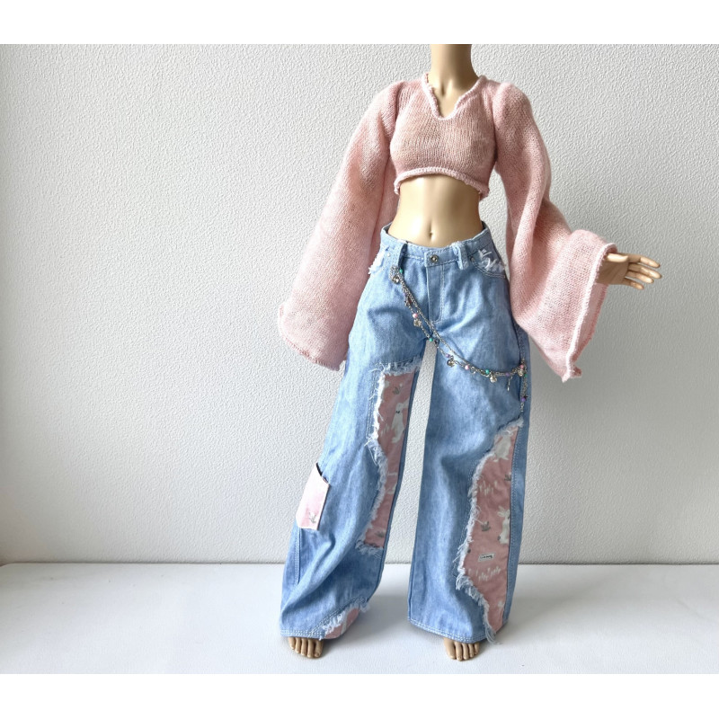MNF Cloud Flare Knit PINK