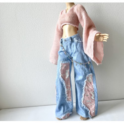 MNF Cloud Flare Knit PINK
