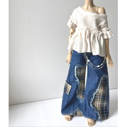 MNF Oversized Ruffle Tee OAT