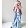 HC JOA Oversized Ruffle Tee PINK