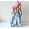MNF Oversized Ruffle Tee PINK
