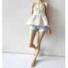 MNF Sweetline Peplum Cami OAT