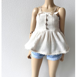 MNF Sweetline Peplum Cami OAT