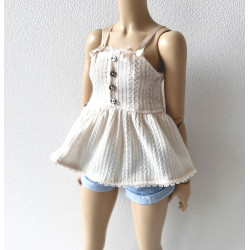 MNF Sweetline Peplum Cami OAT