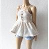 MNF Sweetline Peplum Cami OAT